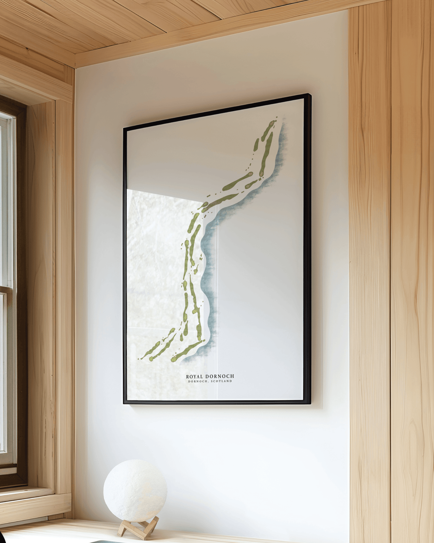 Minimal Hand-Illustrated Golf Course