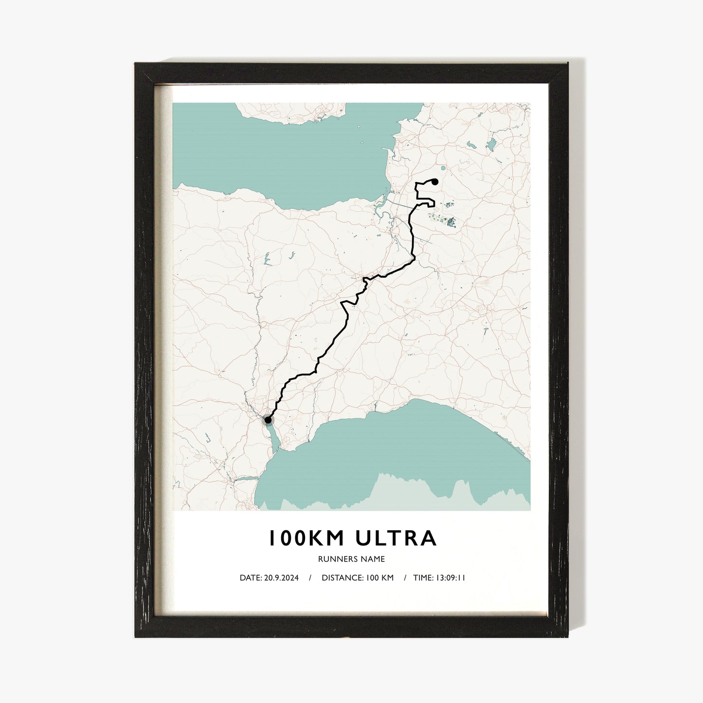 Route Map Art For Runners