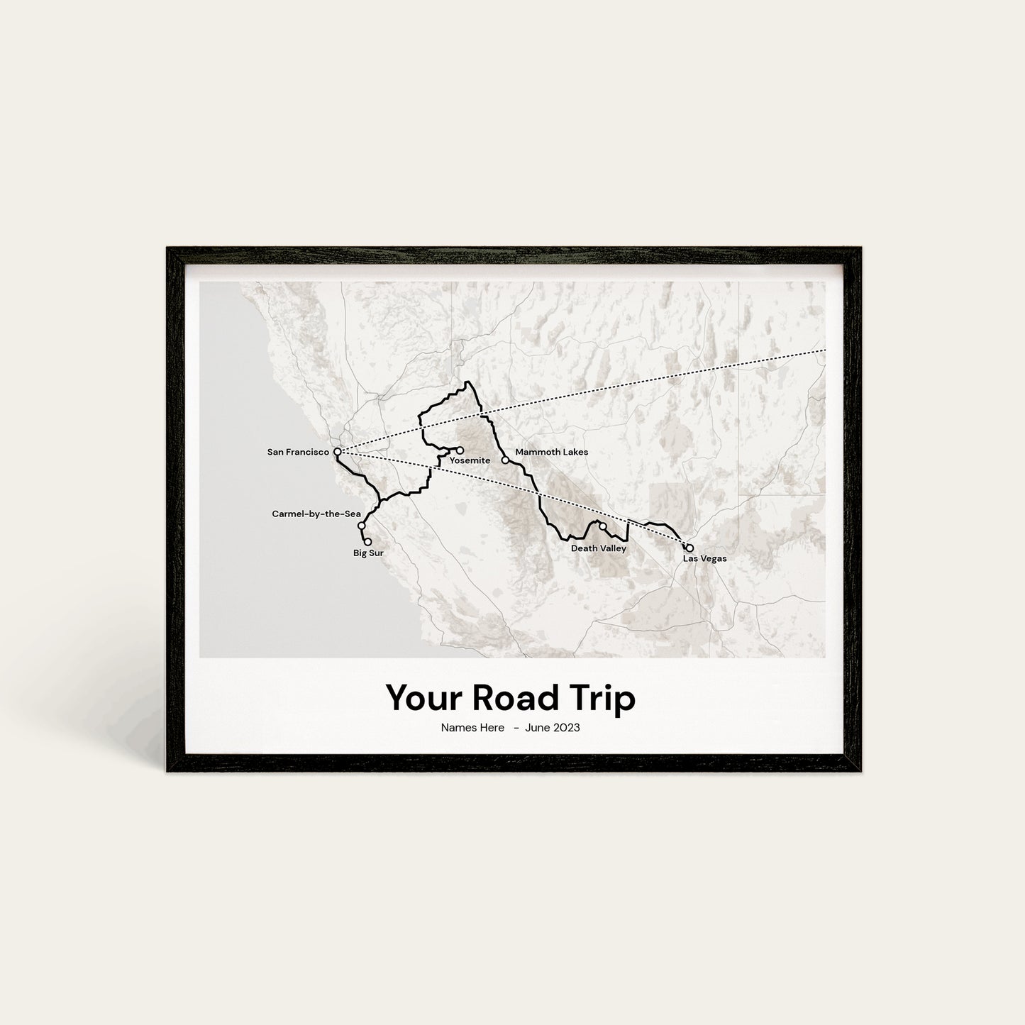 Road Trip Map