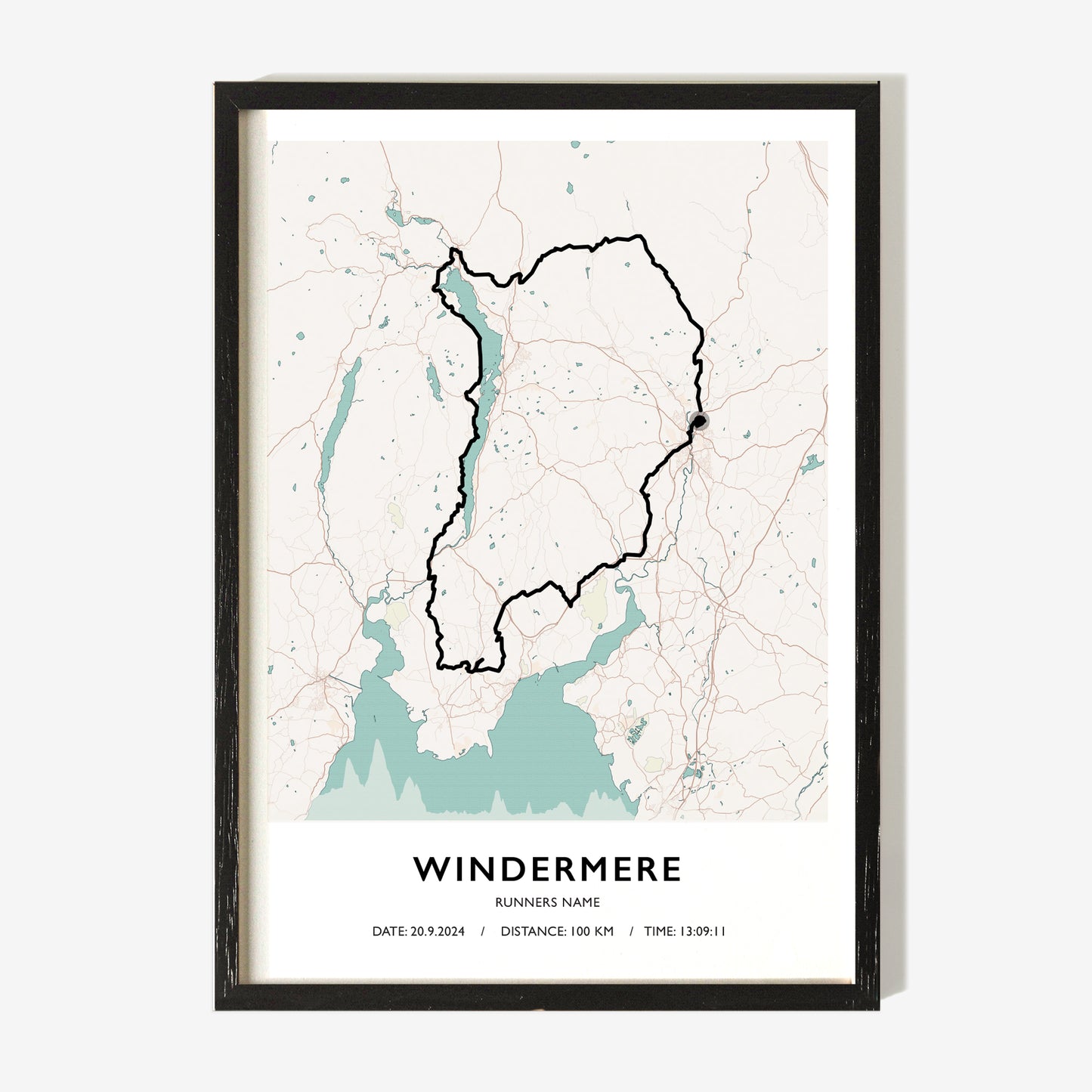 Route Map Art For Runners