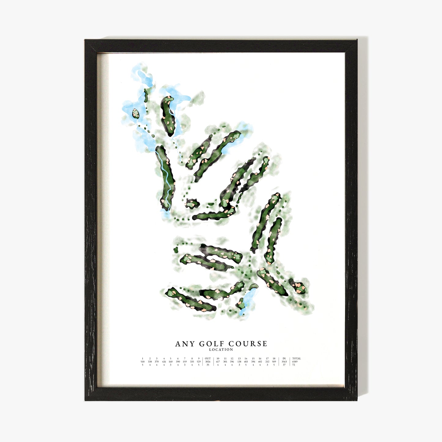 Watercolour Golf Course