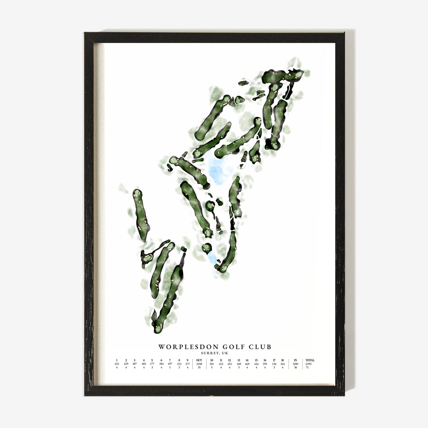 Watercolour Golf Course