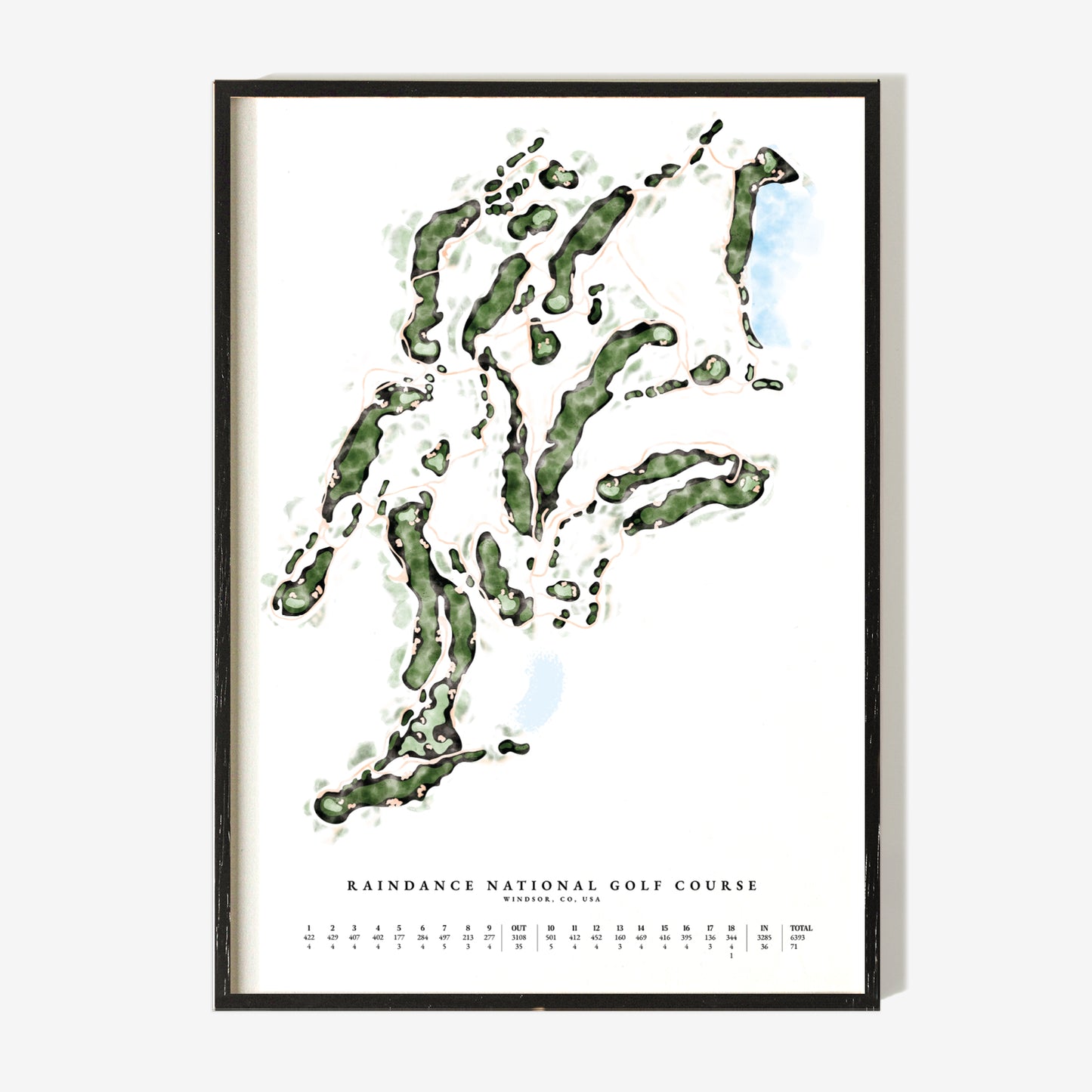 Watercolour Golf Course