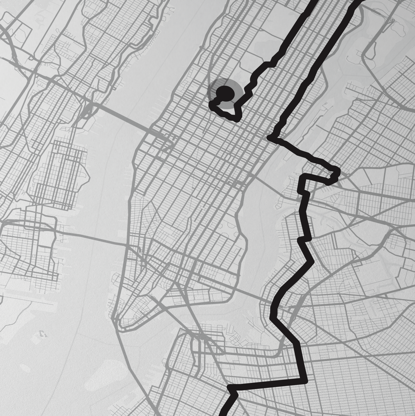 Route Map Art For Runners