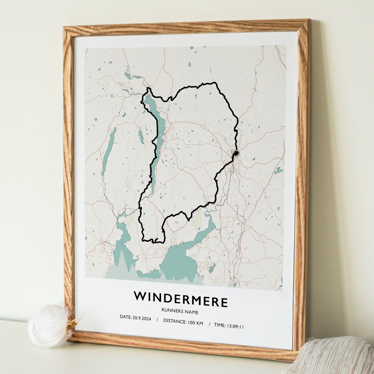 Route Map Art For Runners