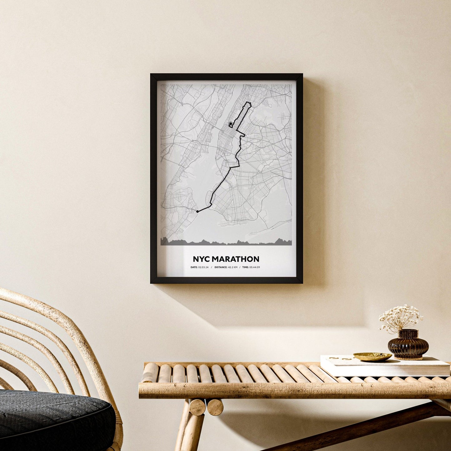 Route Map Art For Runners