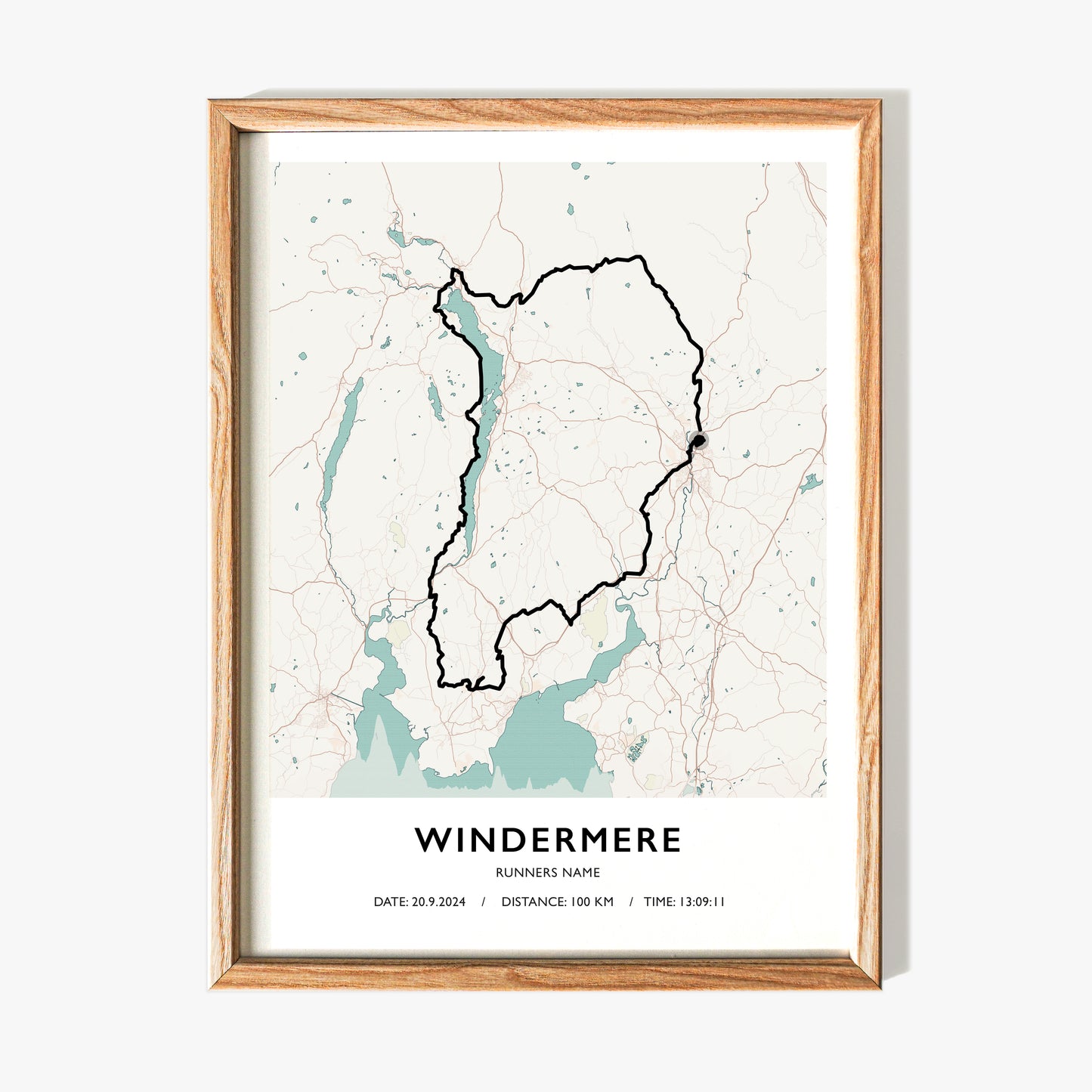 Route Map Art For Runners