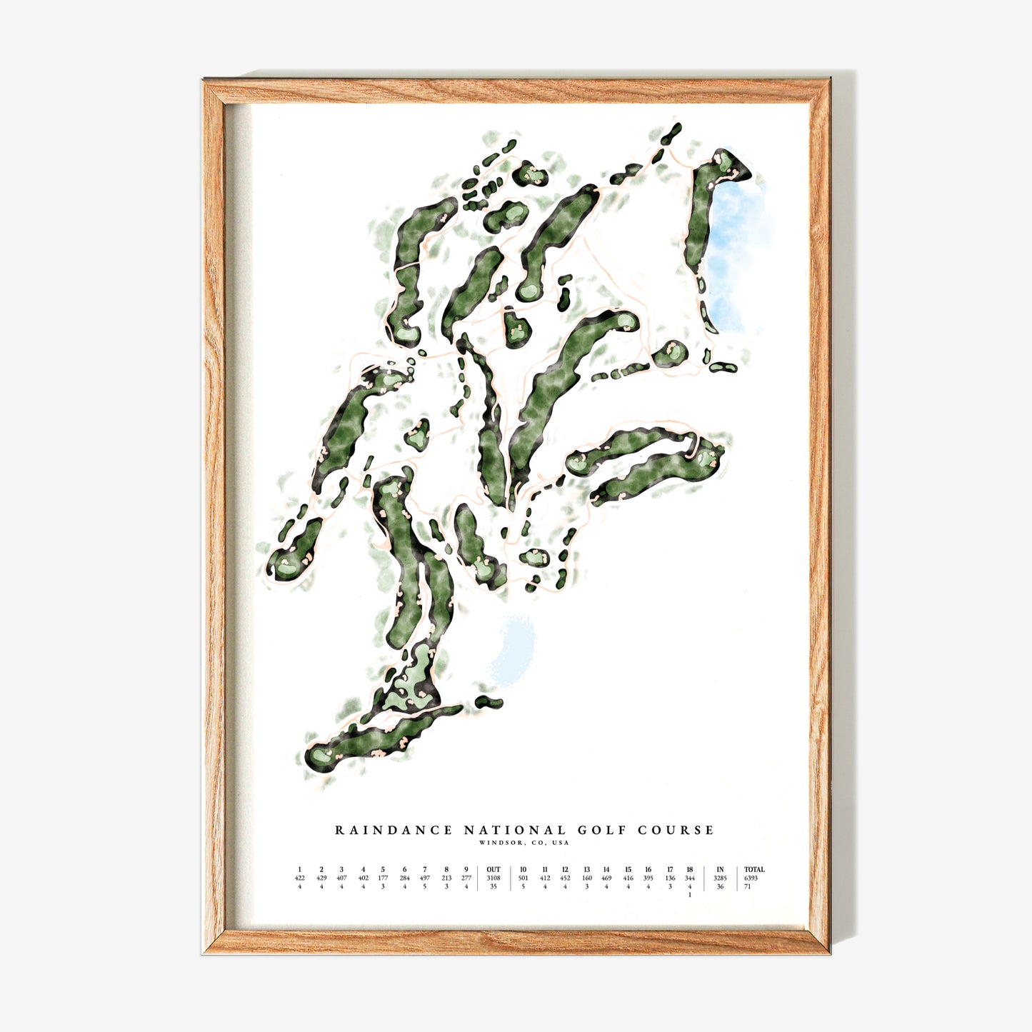 Watercolour Golf Course