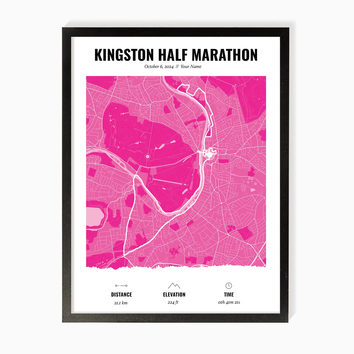 Route Map Art For Runners