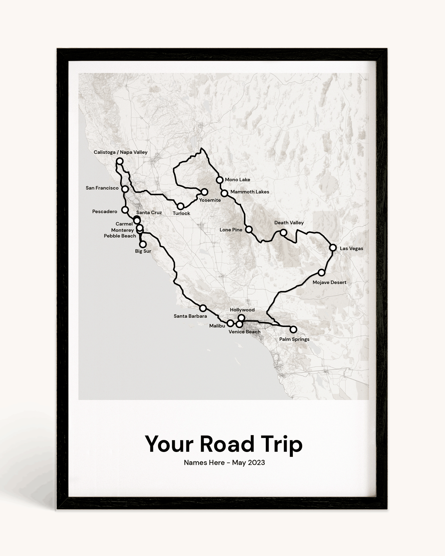 Road Trip Map
