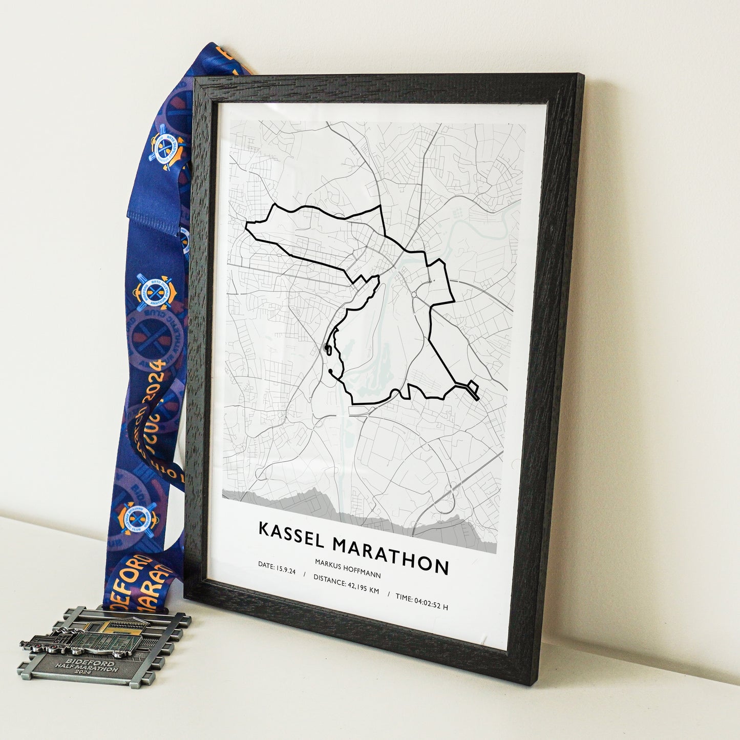 Route Map Art For Runners