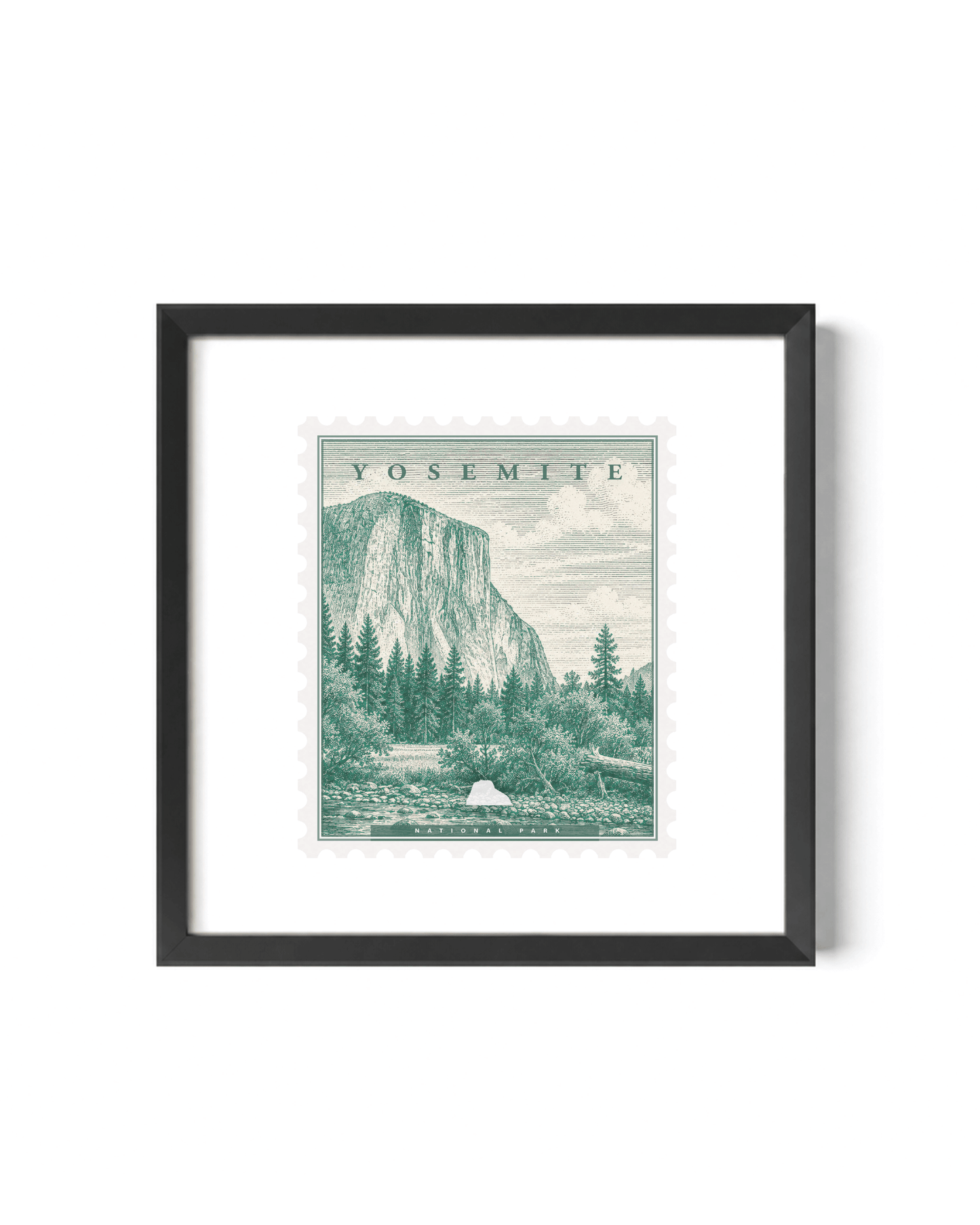 Yosemite Vintage Stamp