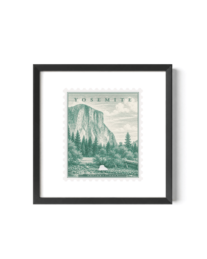 Yosemite Vintage Stamp