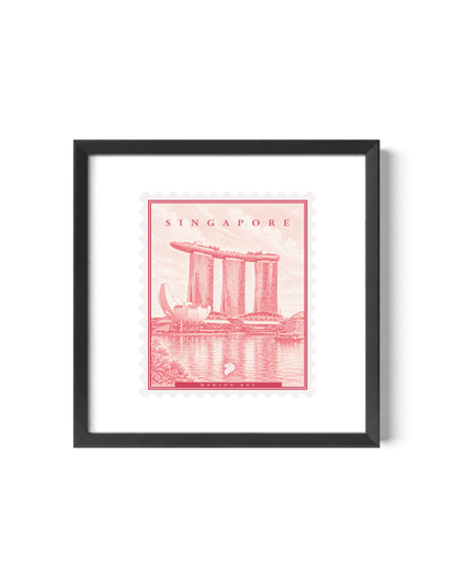 Singapore Vintage Stamp