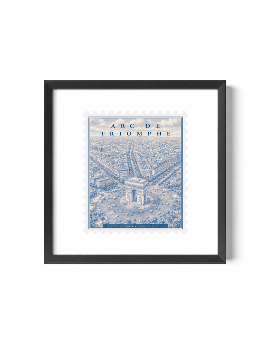 Arc De Triomphe Vintage Stamp
