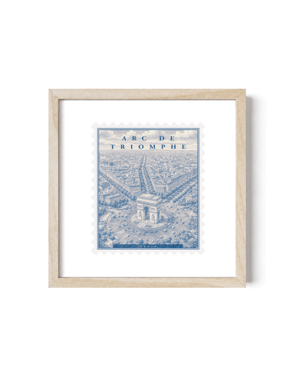 Arc De Triomphe Vintage Stamp