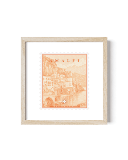 Amalfi Coast Vintage Stamp (Digital File)