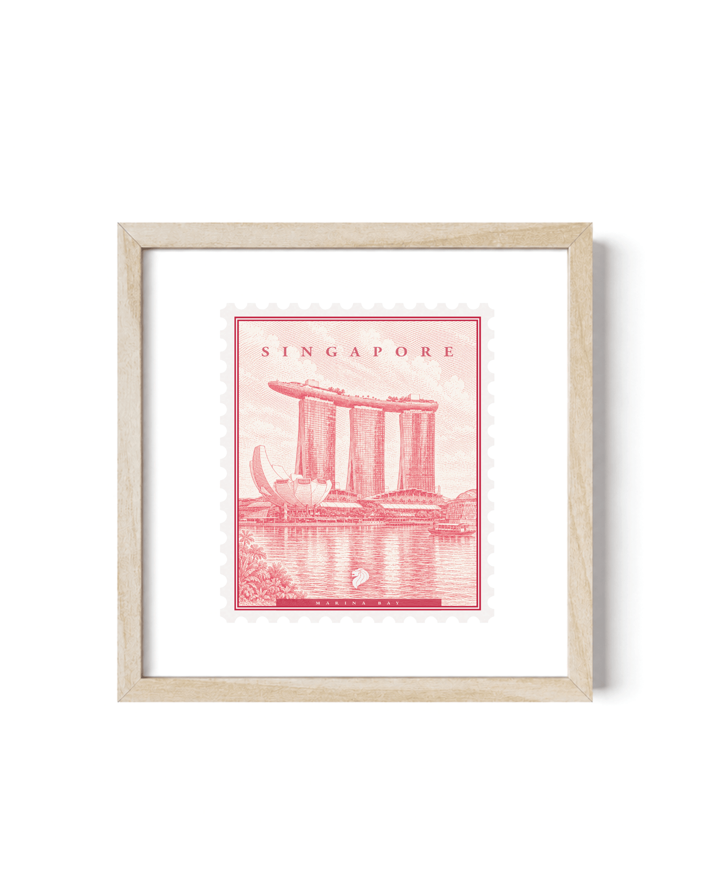 Singapore Vintage Stamp