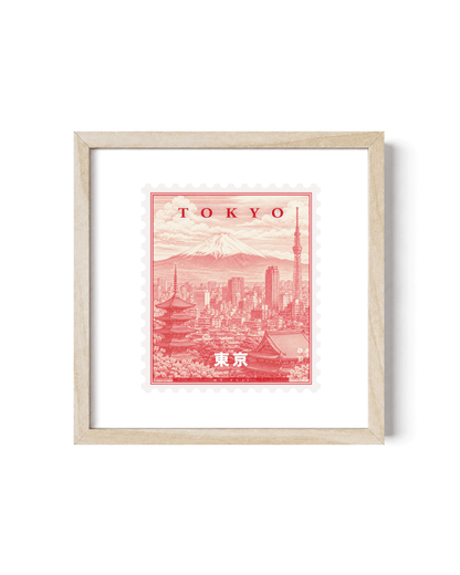 Tokyo Vintage Stamp (Digital File)
