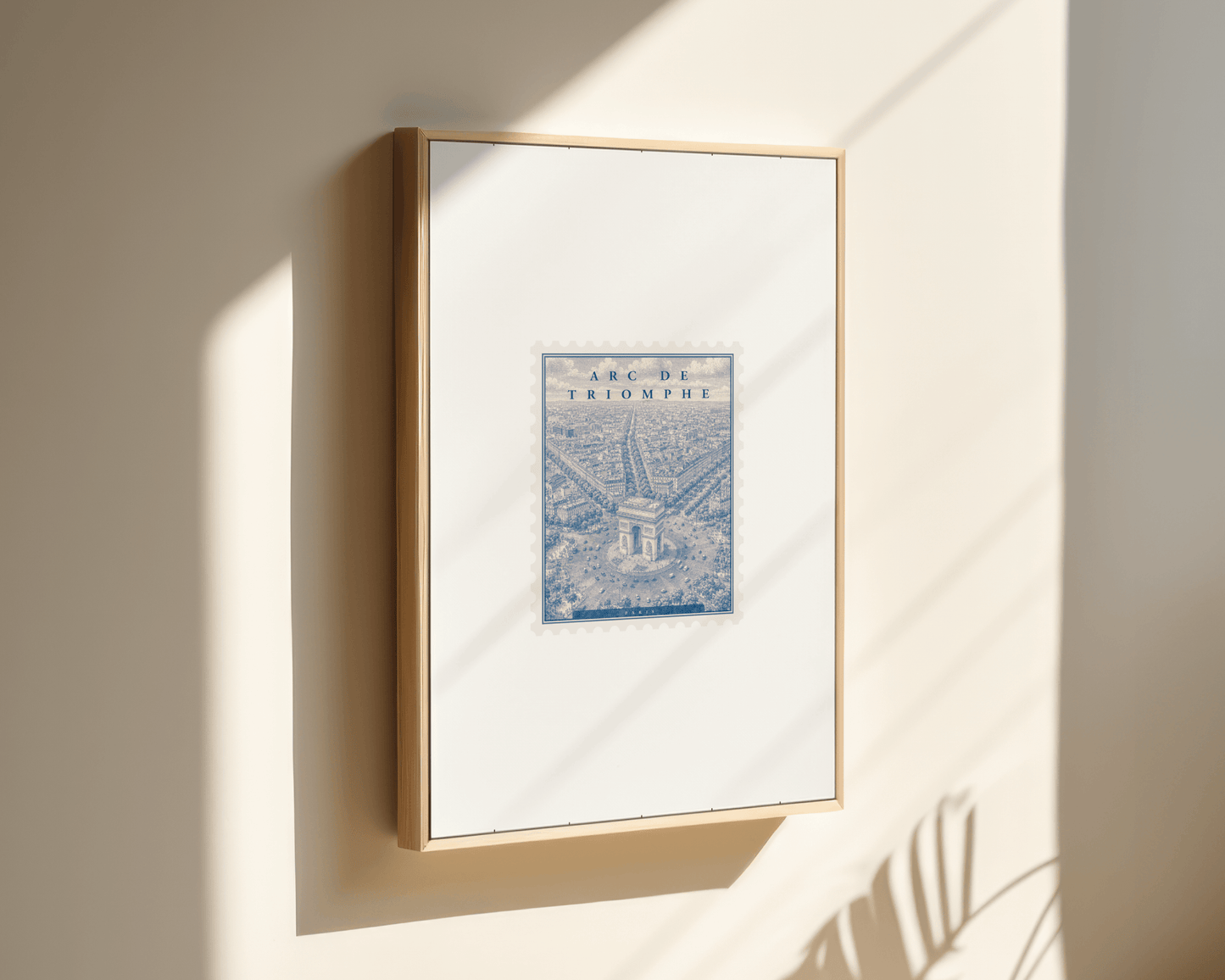 Arc De Triomphe Vintage Stamp (Digital File)