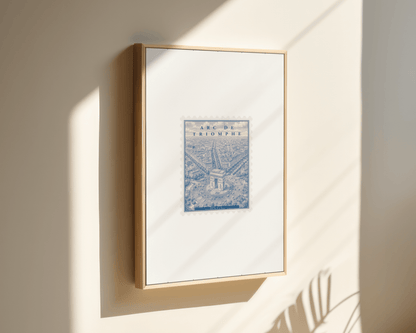 Arc De Triomphe Vintage Stamp (Digital File)