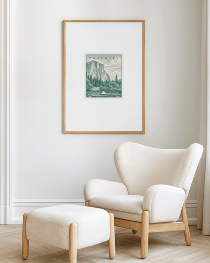 Yosemite Vintage Stamp