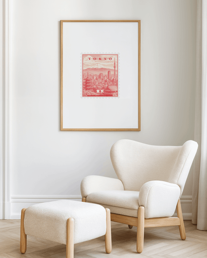 Tokyo Vintage Stamp