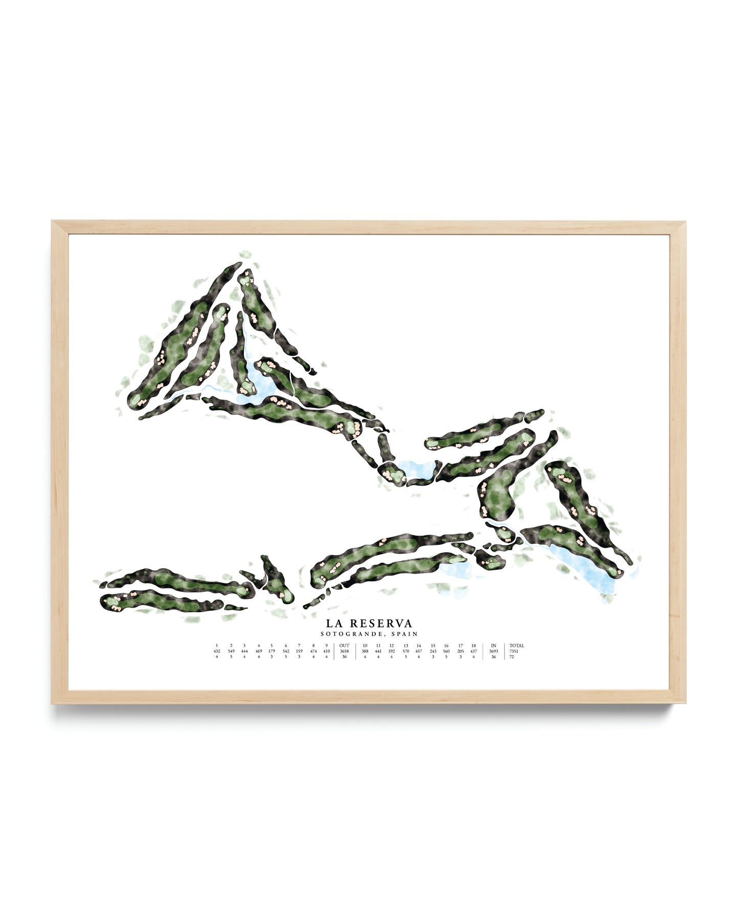 Watercolour Golf Course