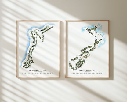 Watercolour Golf Course