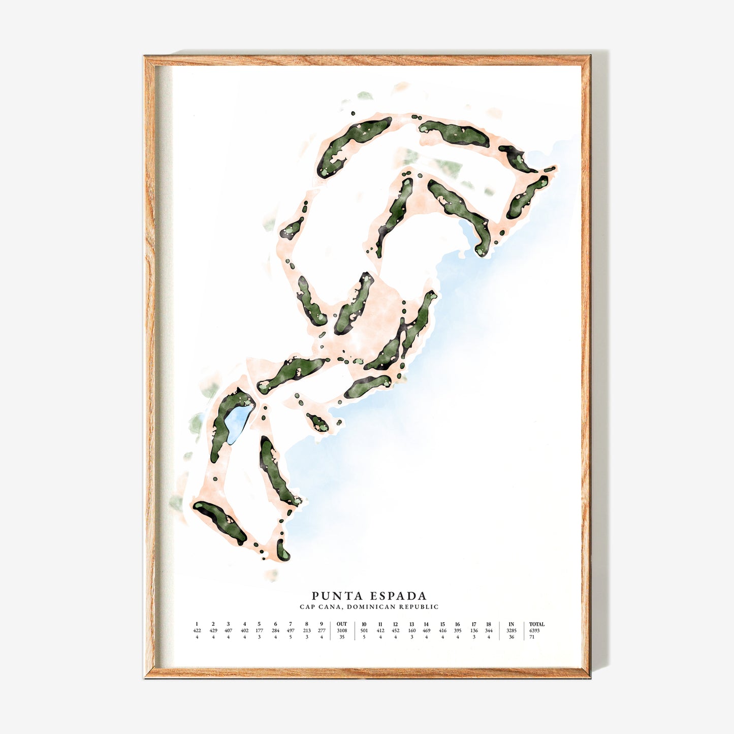 Watercolour Golf Course
